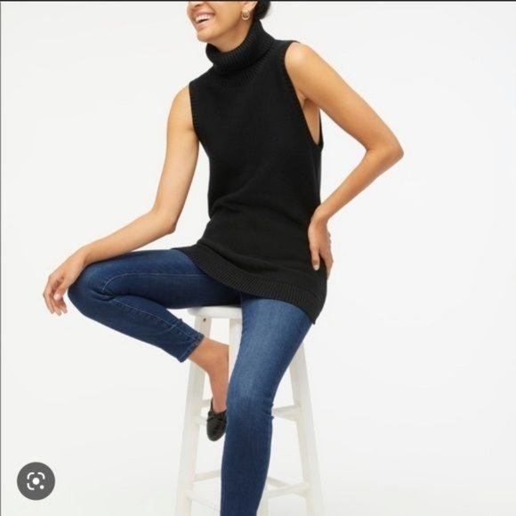 J Crew Factory Turtleneck sweater tankItem AZ898, XXS - Picture 1 of 2